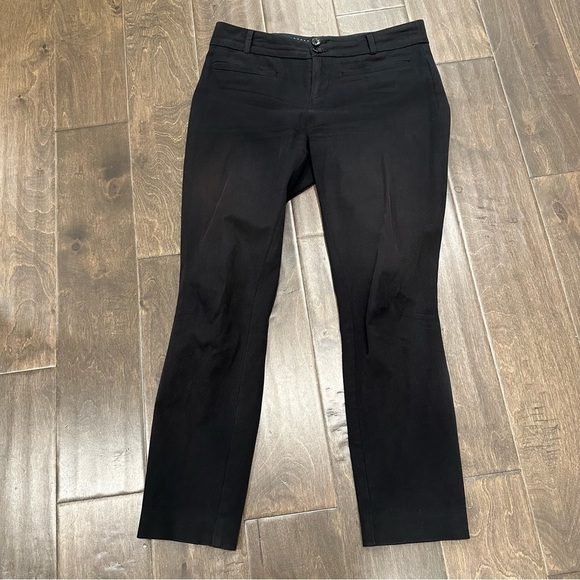 Anthropologie the essential slim Black Dress Pants size 0 - Picture 1 of 6
